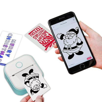 Phomemo T02 Mini Bluetooth Thermal Sticker Printer Portable Pocket Photo Printer Green