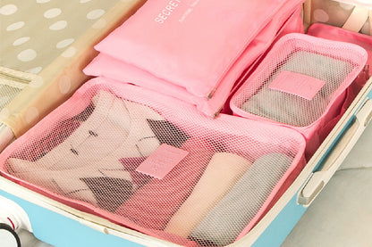 Luggage Packing Organizers Packing Cubes Set for Travel-Pink