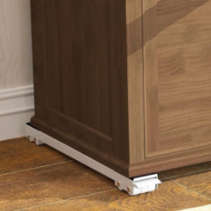 2Pcs Heavy Duty Appliance Rollers Extendable Mobile Rolling Base for Easy Moving White