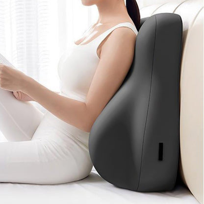 Ergonomic Memory Foam Reclining Pillow Prone Reading Cushion for Bed and Sofa-Grey