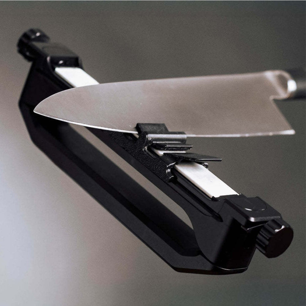 Precision Knife Sharpener Tool with 2 Whetstones