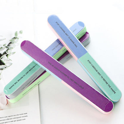 5 Pack 7 Way Nail Buffer for Polishing Nail Buffing Tool