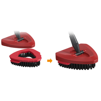 Triangle Spin Mop Scrub Brush Replacement Head for O Cedar EasyWring 1 Tank System Cleaning Brush Head