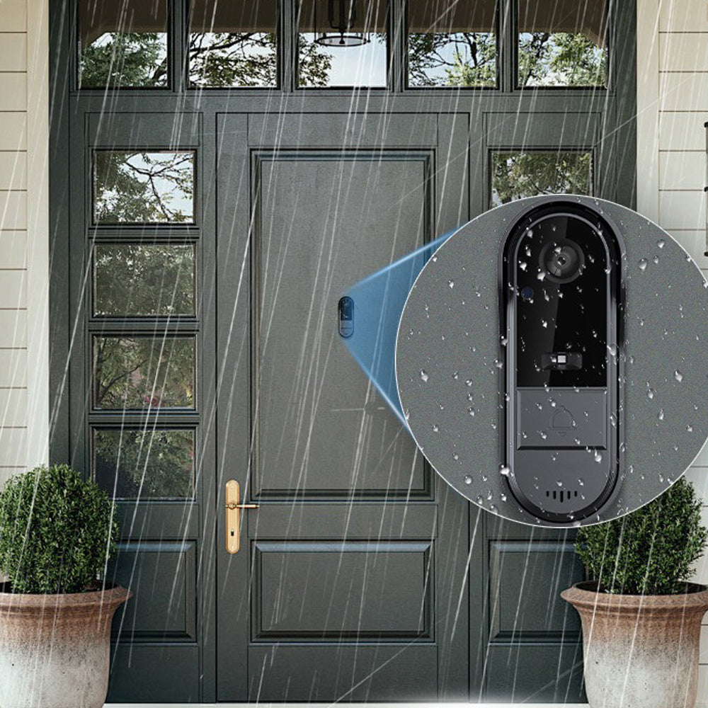 1080P Wireless Smart Doorbell Camera No Subscription with 4.3in Monitor