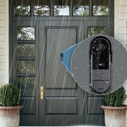 1080P Wireless Smart Doorbell Camera No Subscription with 4.3in Monitor