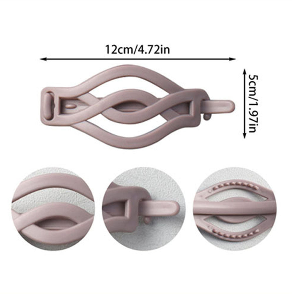 4Pcs Flat French Twist Hair Clips