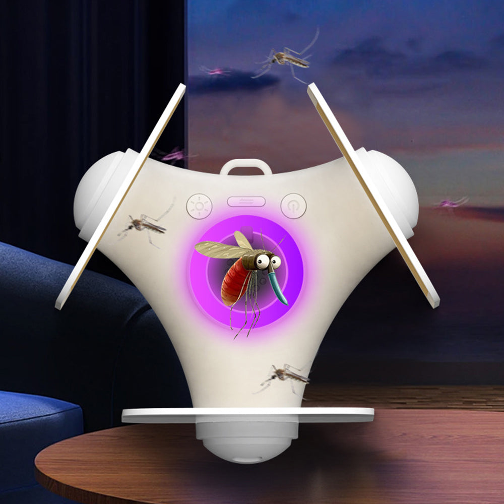 Electric Fruit Fly Traps Indoors Bug Zapper with 3 Sticky Glue Boards