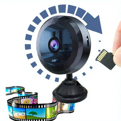 Wireless WiFi Security Camera  Mini  Motion Detection Spy Camera App-Controlled Surveillance Camera