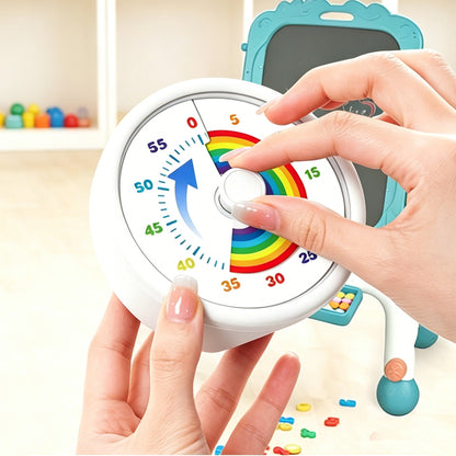 Visual Timer 60 Minute Countdown Clock Silent for Kitchen Classroom-White