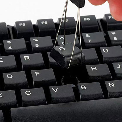 4-in-1 Mechanical Keyboard Cleaning Kit with Keycap Puller Brush and Tweezers for PC Laptop Electronics