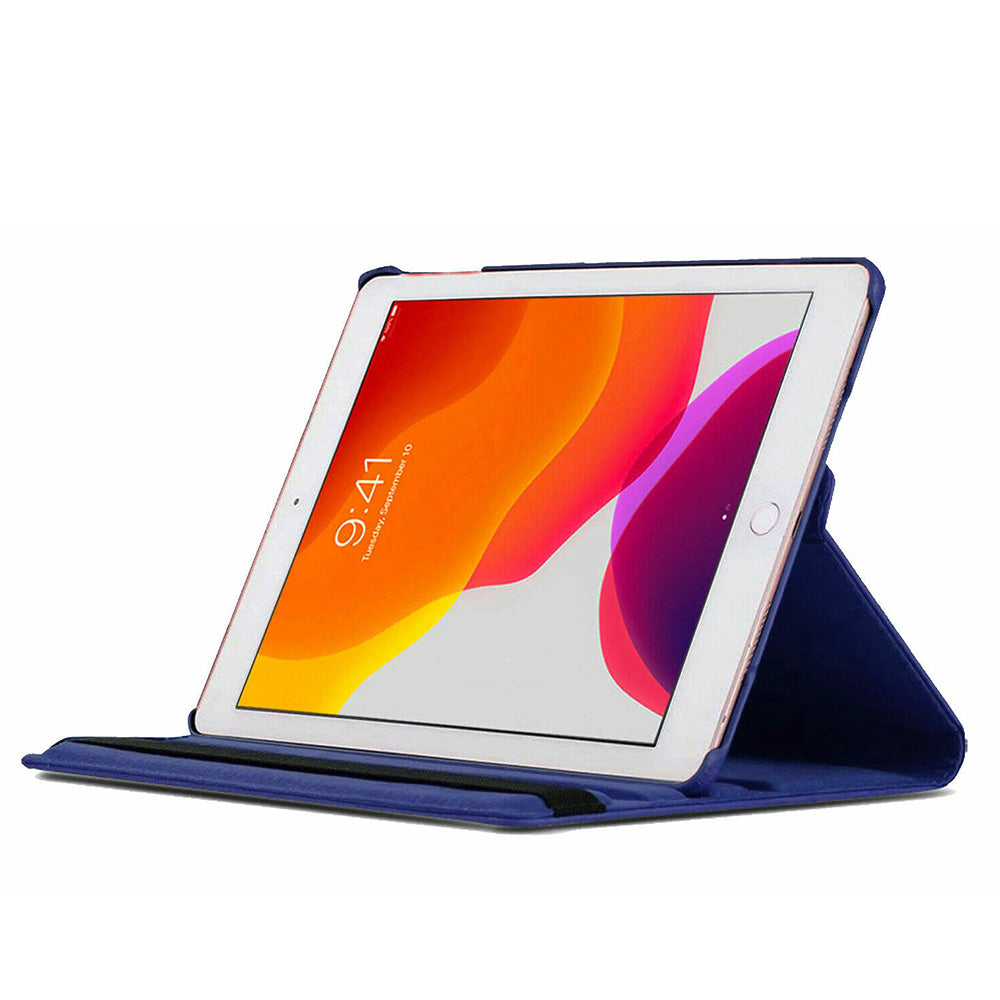 360 Degree PU Leather Case for iPad 10th and 11th Gen A16 - Dark Blue