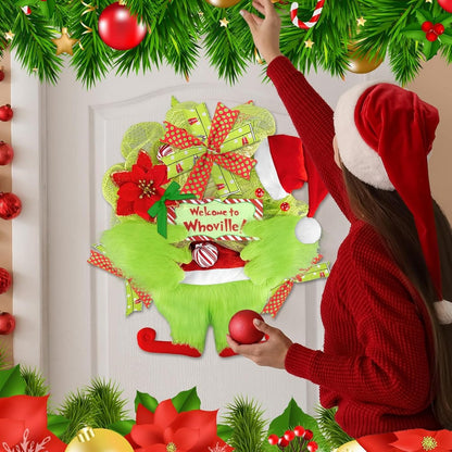 Elves Arm Leg Head Ornaments Christmas Tree Topper Decorations Xmas Party Gift -Style 1