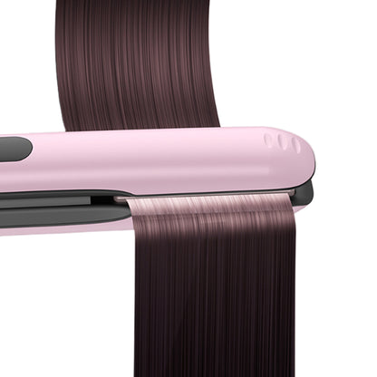 2 in 1 Portable Hair Straightener and Curler Cordless USB Mini Hair  Flat Iron-Pink