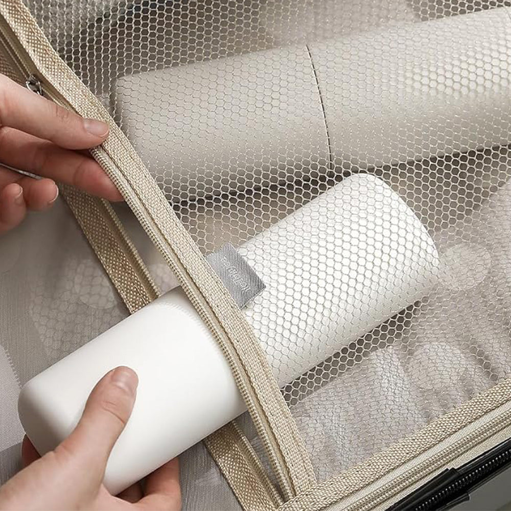 Portable 180 ml Travel Toothbrush Holder and Rinse Cup-White