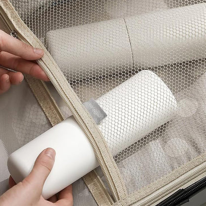 Portable 180 ml Travel Toothbrush Holder and Rinse Cup-White