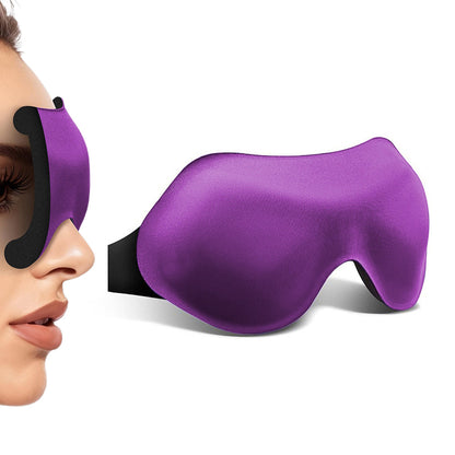 3D Full Blackout Sleep Mask-Purple
