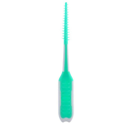 240Pcs Floss Picks Tooth Cleaners with Portable Travel Case Green