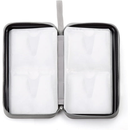 Portable 96 Capacity DVD CD Holder Case - Black