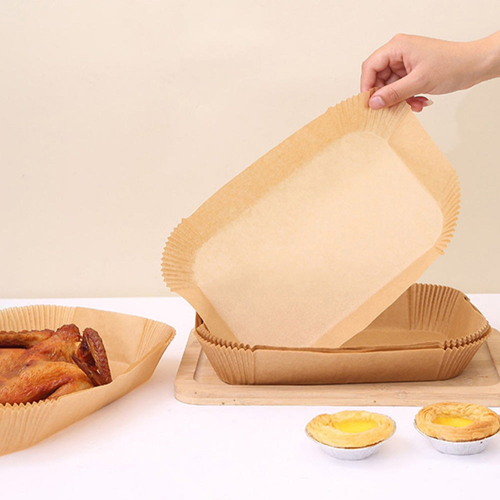 120Pcs Square Air Fryer Liners for Ninja Dual Disposable Airfryer Paper Liners Accessories