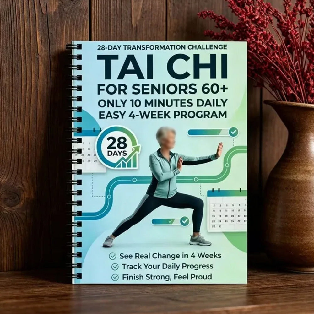 28 Days Tai Chi Spiral Planner Tai Chi Workout Notebook Style 1