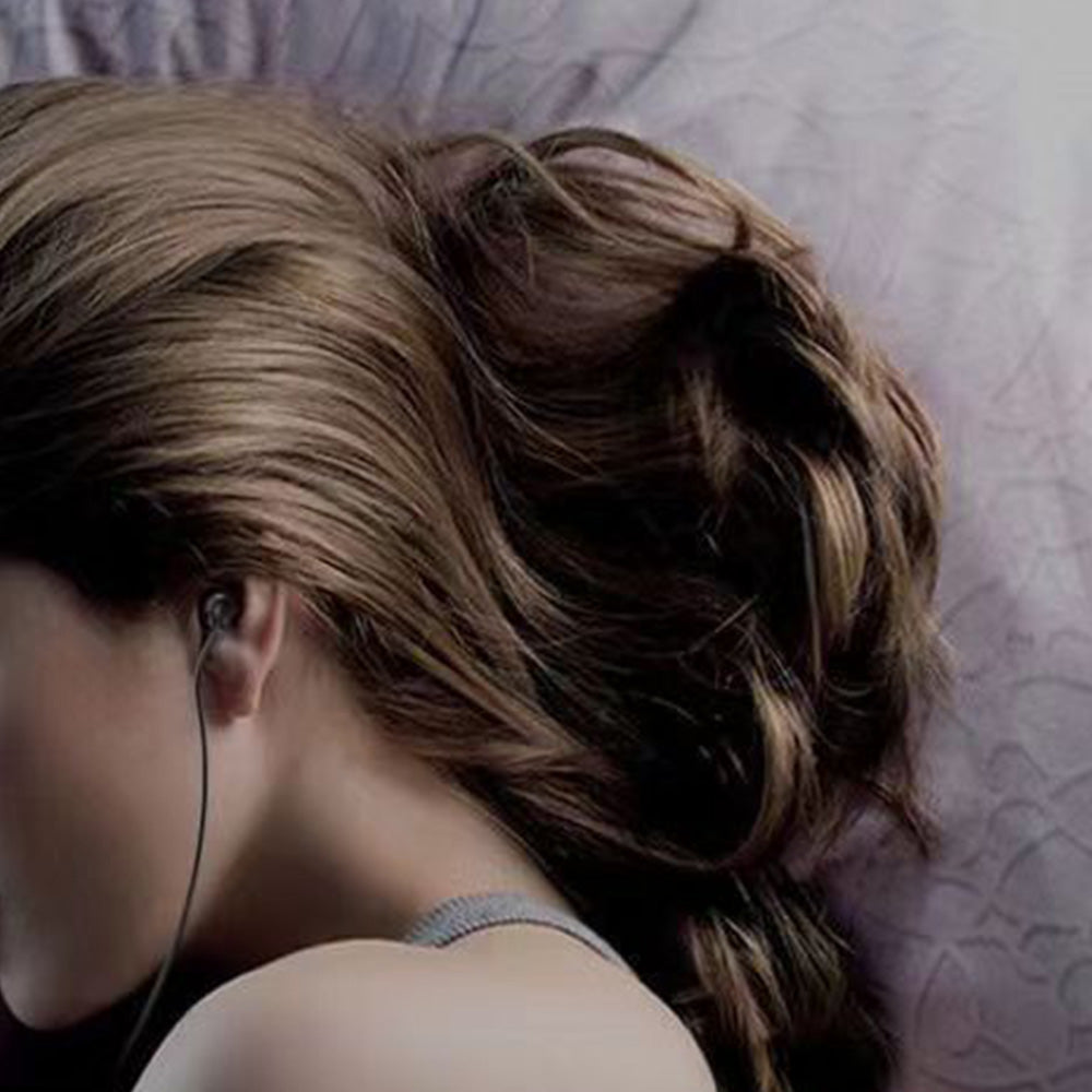 Wired Sleep Headphones in Ear Ultra Lightweight for Side Sleeper-Black