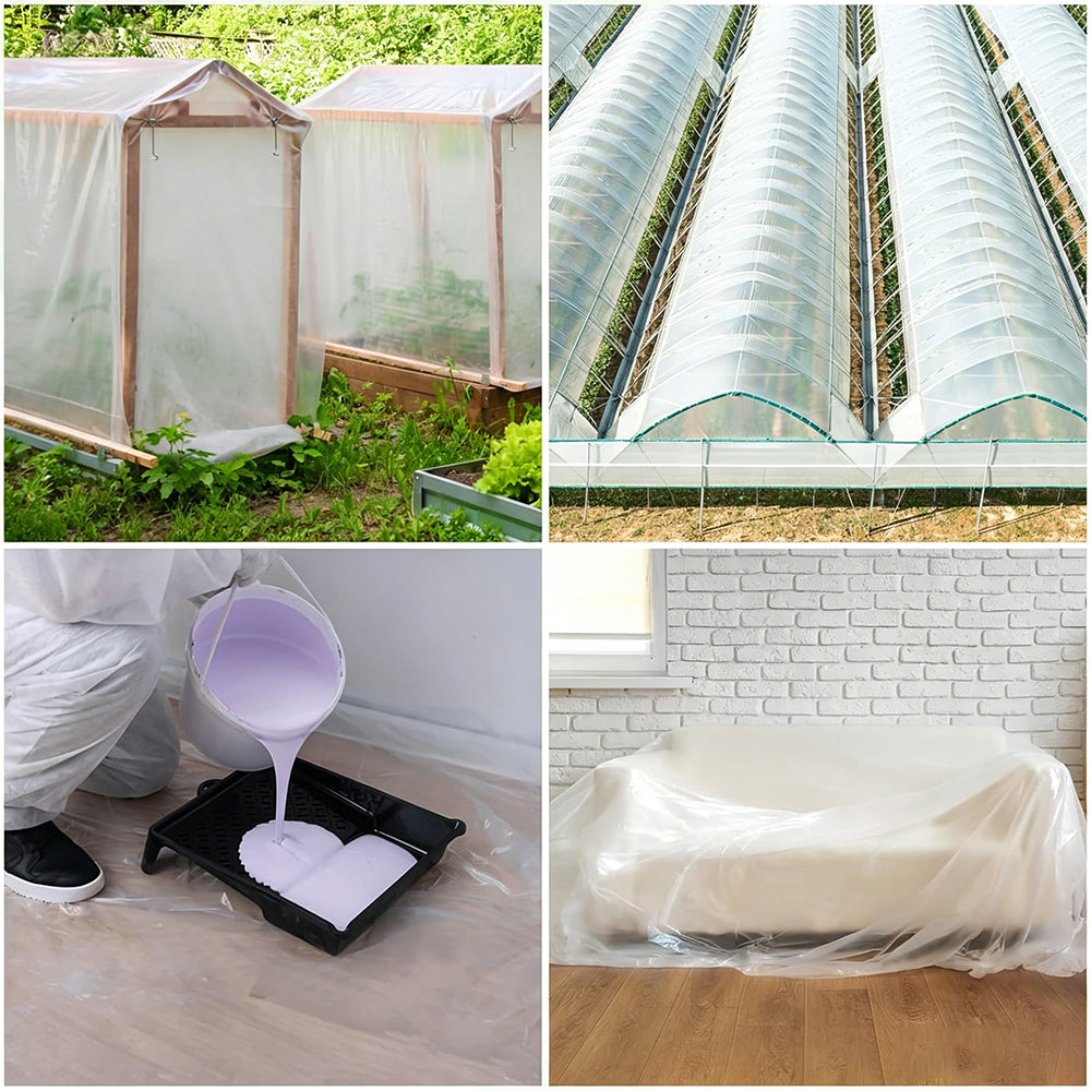Greenhouse Plastic Cover 2x10m PE Film for Garden Vegetable Tunnel