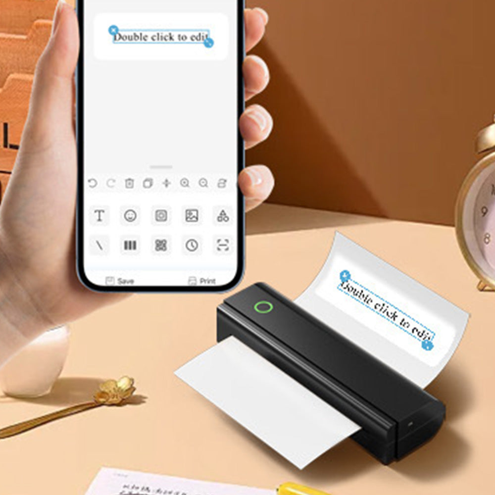 Portable Thermal Printer Bluetooth Wireless Printer