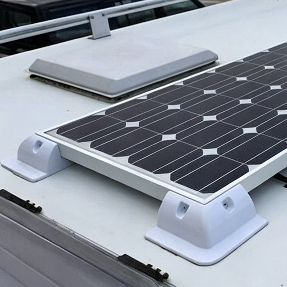 7Pcs Solar Panel Mounting Bracket Kit for RV Roof Installation-Black