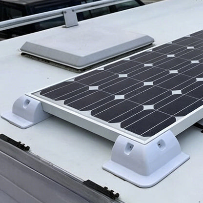 7Pcs Solar Panel Mounting Bracket Kit for RV Roof Installation-Black