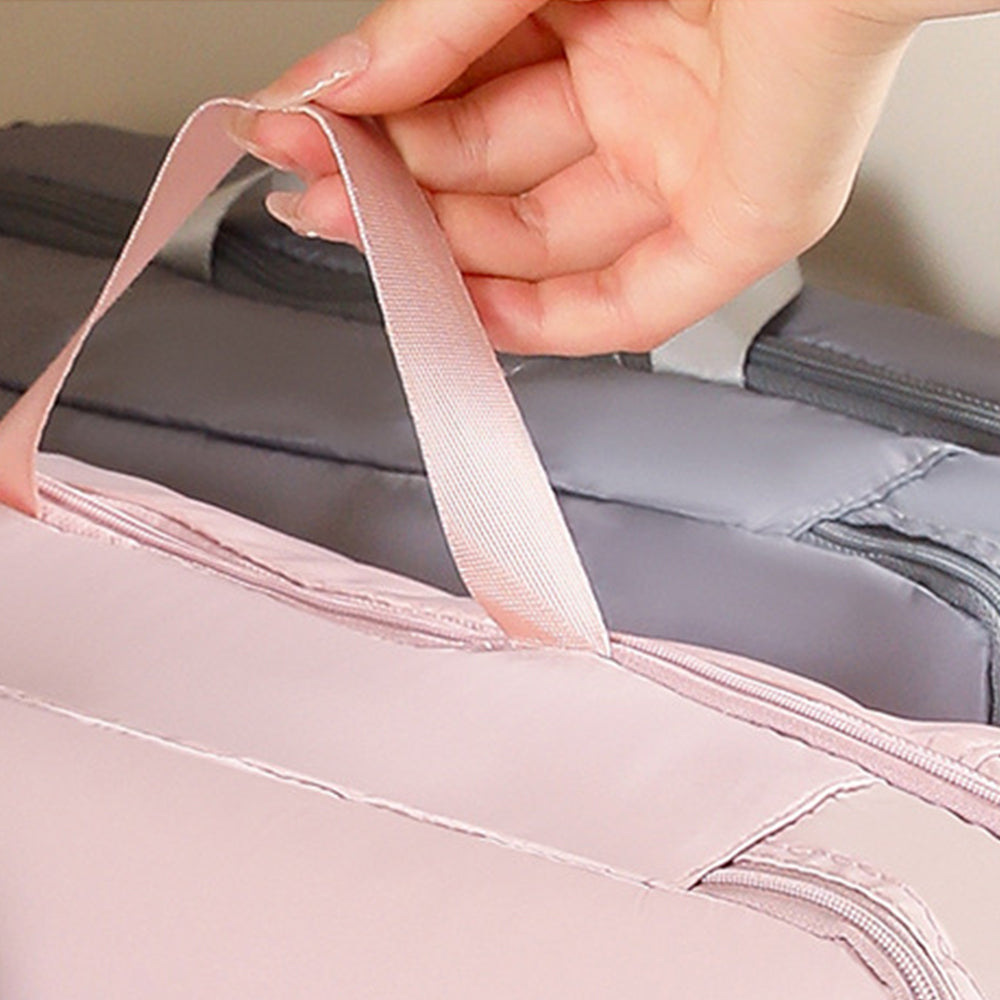 Compression Packing Cubes for Suitcases Luggage Storage Bag Travel  Essentials Pink