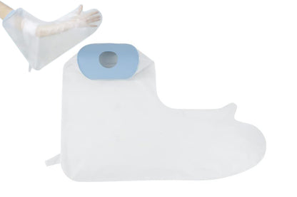 2Pcs Adult Waterproof Shower Arm Cast Cover Reusable Elastic Bandage Protector for Wound Care