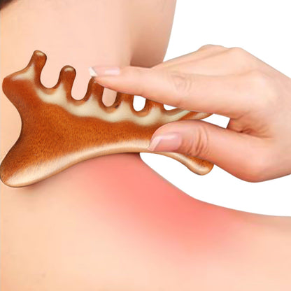 4-in-1 Gua Sha Tool for Face Body Head Massage Comb