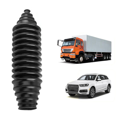 12 Pcs Universal Steering Rack Boot Kit Tie Rod Dust Cover with Clips and Cable Ties