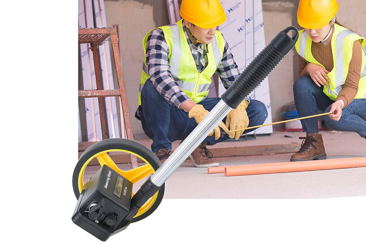 10KM Measure Distance Measuring Wheel Tape Collapsible Land Trundle Walking Surveyor