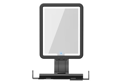 Lighted Shower Mirror Fogless for Shaving 3 Color Modes Dimming Shower Mirror-Black