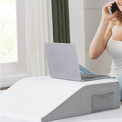 Triangular Nursing Pillow Dual-Layer Foam for Leg Elevation