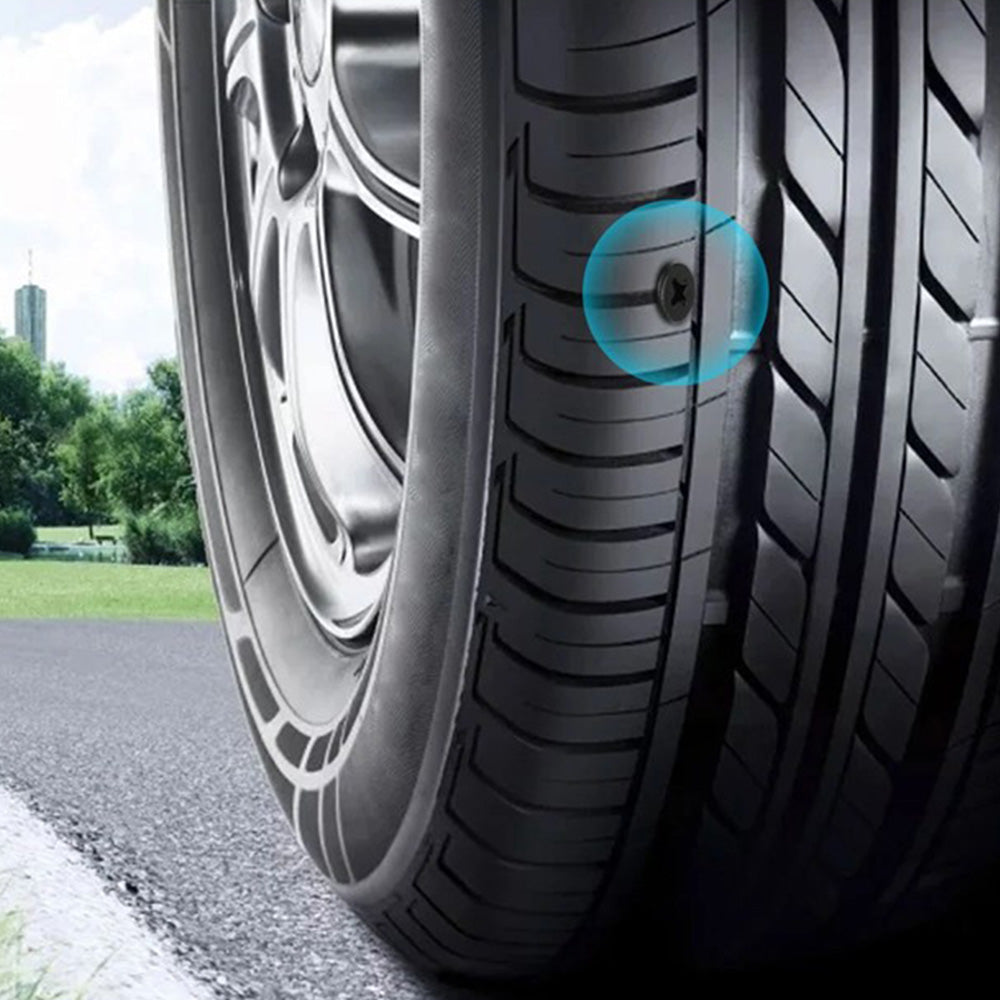 84Pcs Tire Repair Plug Kit Screw-In Rubber Plug with Screwdriver for Car Motorcycle Electric Bike