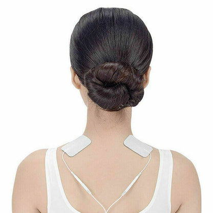 12Pcs 5 x 5cm Replacement Electrode Pads Self-Adhesive Massage Pads for TENS Machine