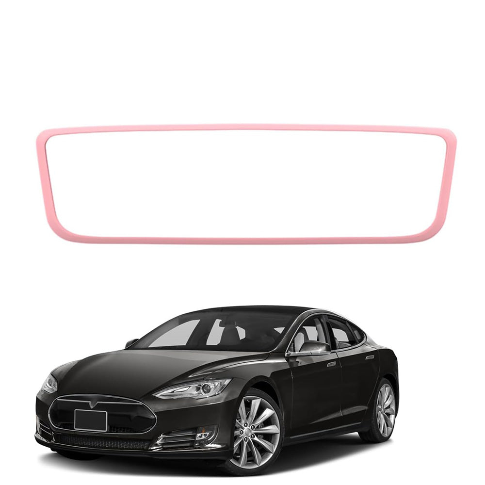 2PCS Silicone Rearview Mirror Edge Protector for Tesla Model 3/Y Pink