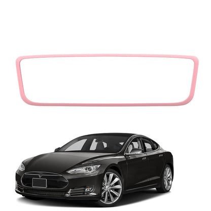 2PCS Silicone Rearview Mirror Edge Protector for Tesla Model 3/Y Pink
