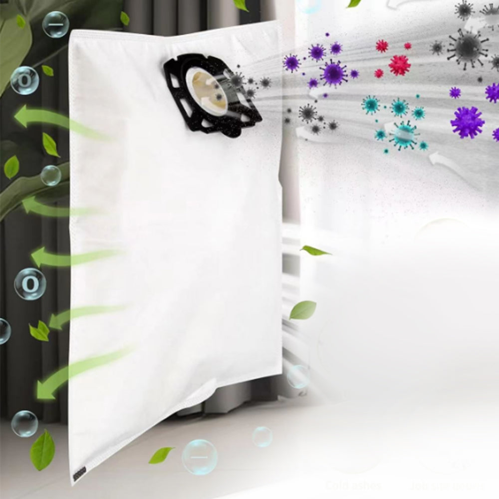 10Pcs Replacement Filter Dust Bags Compatible with WD4/WD5/WD6/MV4/MV5/ MV6/WD5P/ WD6P Vacuum Cleaner