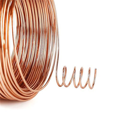 1mm Solid Bare Copper Wire 10m for Jewelry Crafts and Bonsai DIY