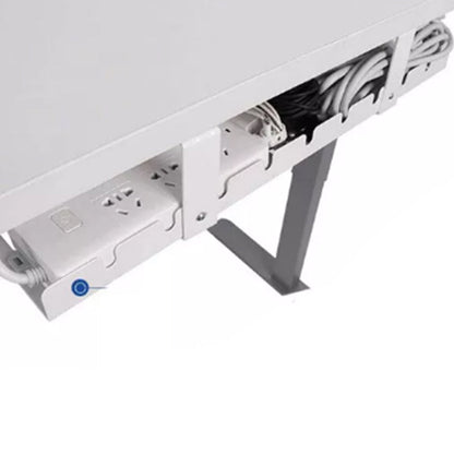 Under Desk Cable Management Tray Wires Tidy Organizer for Office and Home White