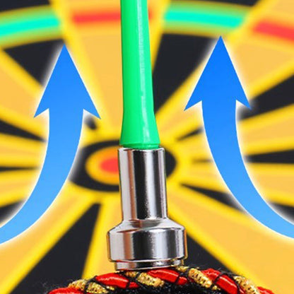 Magnetized Roll Up Dartboard Set with 12 Darts Indoor Outdoor Game Gift L