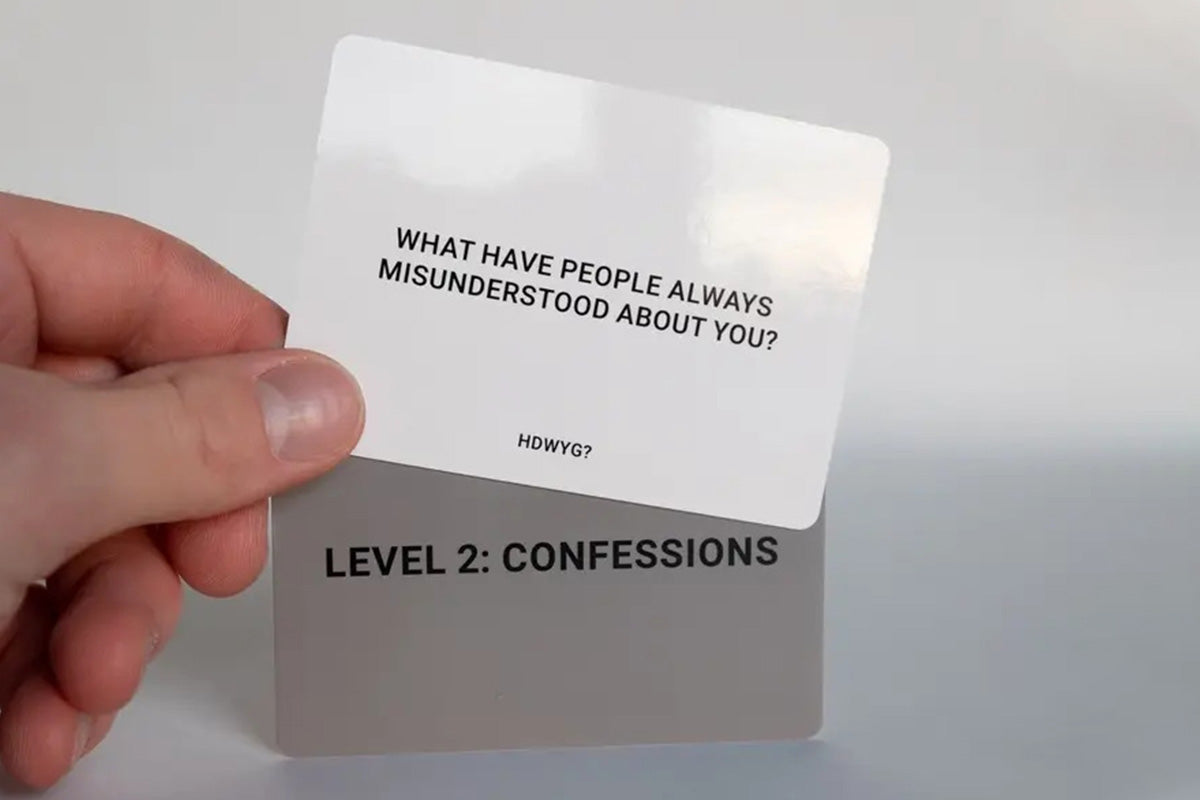 2Pcs 99 Question And Challenge Cards Game Of Questions To Deepen Connection Questions Card Game