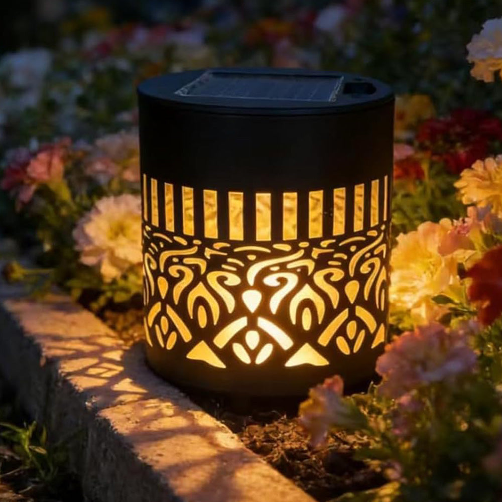 Solar Mandala Wall Light -Yellow
