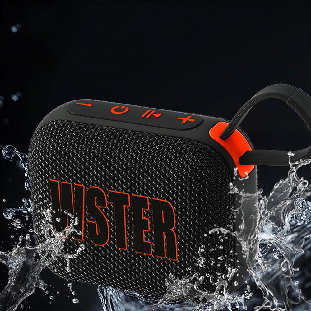Mini Portable Outdoor Bluetooth 5.4 Speaker IPX4 Waterproof TWS Pairing-Black