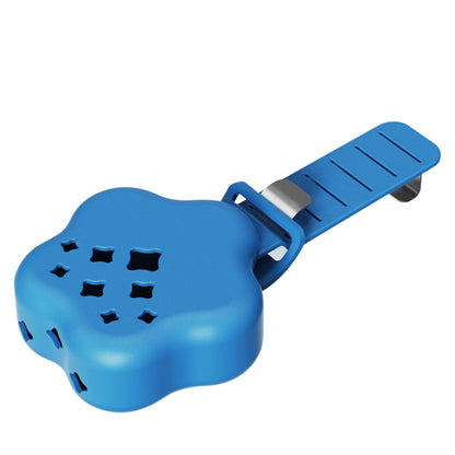 Silicone Metal Toilet Tank Cleaning Tablet Hanging Holder - Blue