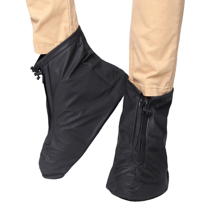Non-Slip Water-Resistant Rain Boot Covers with Zipper