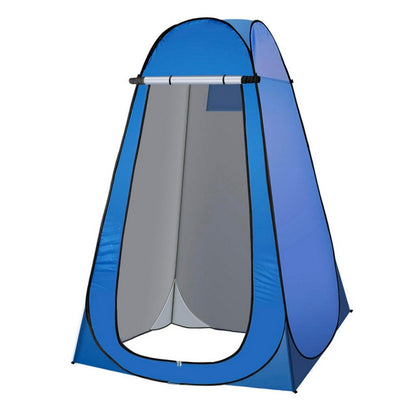 Pop-Up Privacy Tent Portable Outdoor Camping Shower Toilet Tent Changing Room for Hiking Blue